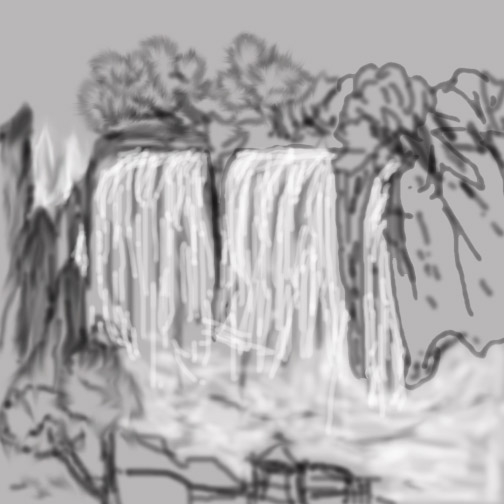 Creation of Water fall: Step 2